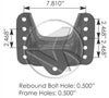 Leaf Spring Hanger - Rear of Rear